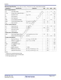 EL5412IRZ-T7 Datasheet Page 3