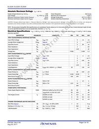 EL5424ILZ-T7 Datasheet Page 5