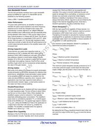 EL5451ISZ-T13 Datasheet Page 12