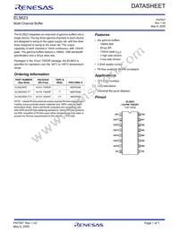 EL5623IRZ-T7 Datasheet Cover