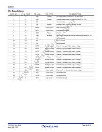 EL5825IRZ-T7 Datasheet Page 3