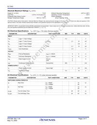 EL7243CMZ-T13 Datasheet Page 2