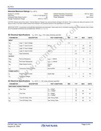 EL7412CMZ-T13 Datasheet Page 2