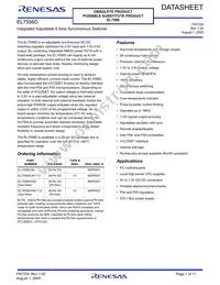 EL7556DCMZ-T13 Datasheet Cover