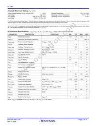 EL7562CUZ-T13 Datasheet Page 2