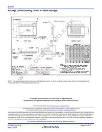 EL7564CREZ-T13 Datasheet Page 17