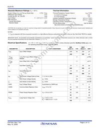 EL8178FWZ-T7 Datasheet Page 2