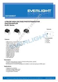 EL851(S1)(TU) Datasheet Cover