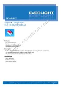 ELB-1010SURD/S530-A3 Datasheet Cover