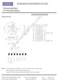 ELD-306SYGWA/S530-E2 Datasheet Page 2