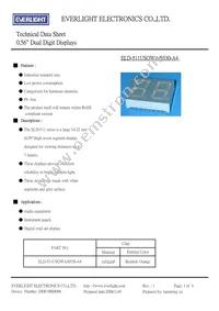 ELD-511USOWA/S530-A4 Datasheet Cover