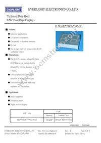 ELD-512SYGWA/S530-E2 Datasheet Cover