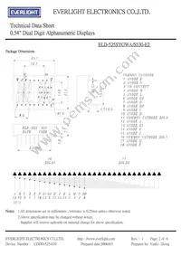 ELD-525SYGWA/S530-E2 Datasheet Page 2