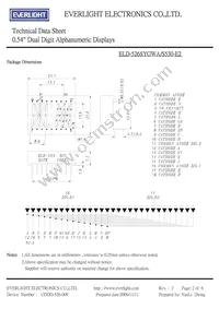 ELD-526SYGWA/S530-E2 Datasheet Page 2