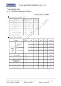 ELD-526USOWA/S530-A4 Datasheet Page 3