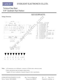 ELF-512UBWA/C470 Datasheet Page 2