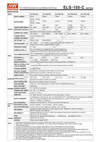 ELG-100-C1400 Datasheet Page 2