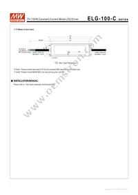 ELG-100-C1400 Datasheet Page 11