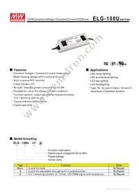 ELG-100U-48 Datasheet Cover