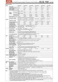 ELG-150-48B Datasheet Page 2
