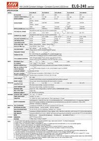 ELG-240-42 Datasheet Page 2