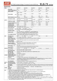 ELG-75-48B Datasheet Page 2