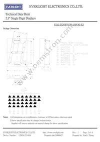 ELS-2325SYGWA/S530-E2 Datasheet Page 2