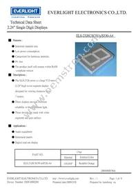 ELS-2326USOWA/S530-A4 Datasheet Cover