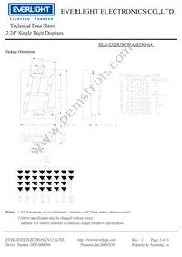 ELS-2326USOWA/S530-A4 Datasheet Page 2