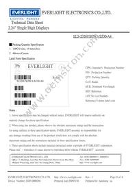 ELS-2326USOWA/S530-A4 Datasheet Page 6