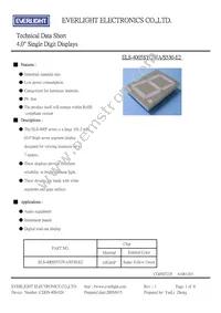 ELS-4005SYGWA/S530-E2 Datasheet Cover