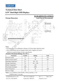 ELSD-405SYGWA/S530-E2 Datasheet Page 2