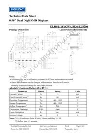 ELSD-511SYGWA/S530-E2/S290 Datasheet Page 2