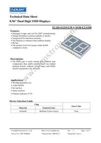 ELSD-512SYGWA/S530-E2/S290 Datasheet Cover