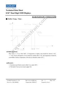 ELSD-512SYGWA/S530-E2/S290 Datasheet Page 5