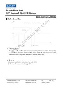 ELSF-405SYGWA/S530-E2 Datasheet Page 5