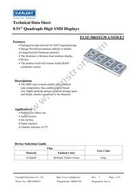 ELSF-506SYGWA/S530-E2 Datasheet Cover