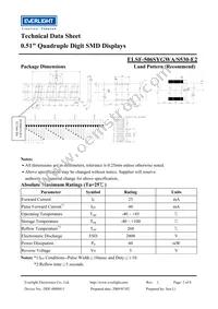 ELSF-506SYGWA/S530-E2 Datasheet Page 2
