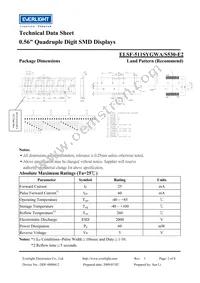 ELSF-511SYGWA/S530-E2 Datasheet Page 2