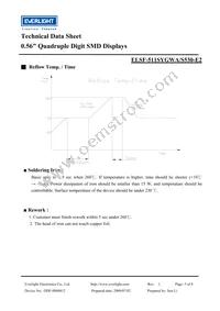 ELSF-511SYGWA/S530-E2 Datasheet Page 5