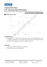 ELSF-512SYGWA/S530-E2/S290 Datasheet Page 5