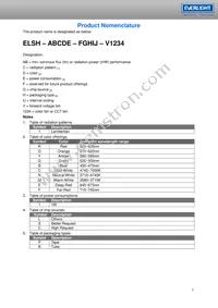 ELSH-F81G1-0LPNM-CG1G2 Datasheet Page 3