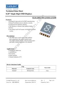 ELSS-205SURWA/S530-A3/S290 Datasheet Cover