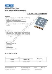 ELSS-205UYOWA/S530-A3/S290 Datasheet Cover