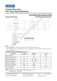 ELSS-205UYOWA/S530-A3/S290 Datasheet Page 2