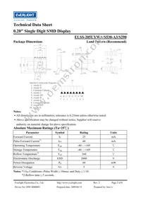 ELSS-205UYWA/S530-A3/S290 Datasheet Page 2