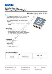 ELSS-206SURWA/S530-A3/S290 Datasheet Cover