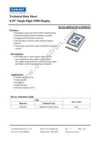 ELSS-405SYGWA/S530-E2 Datasheet Cover