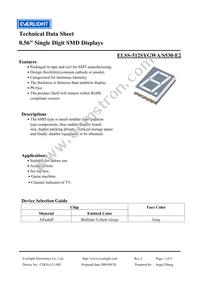 ELSS-512SYGWA/S530-E2 Datasheet Cover