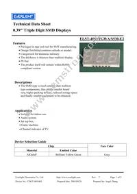 ELST-405SYGWA/S530-E2 Datasheet Cover